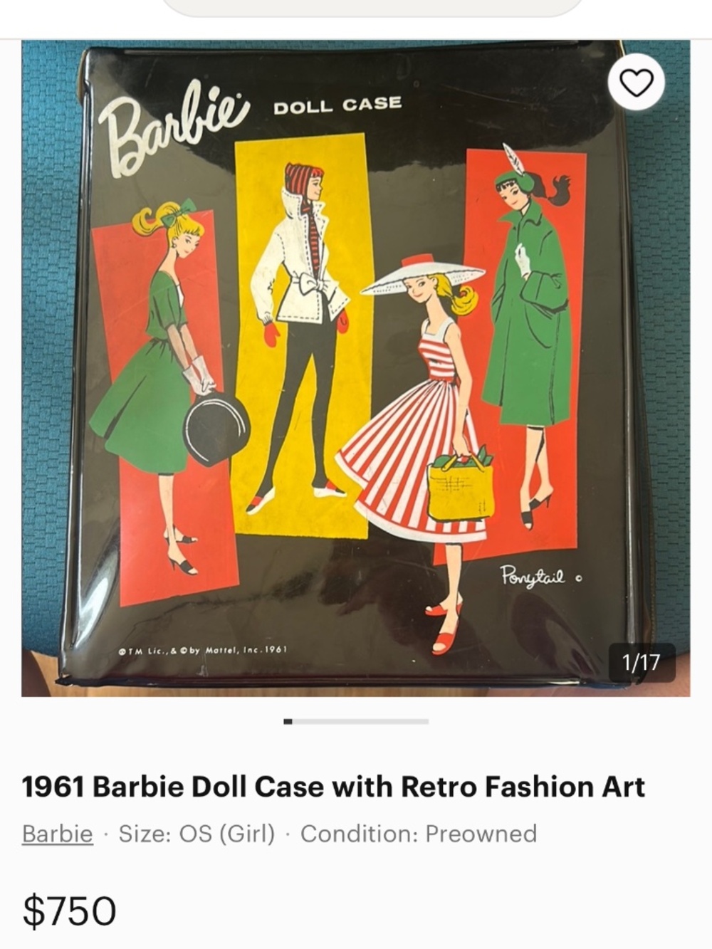 1961 Vince Barbie great condition all clothes included